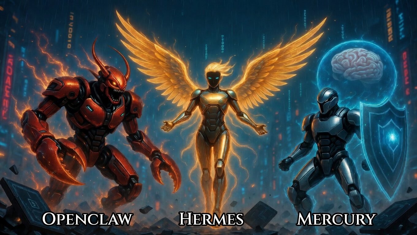 OpenClaw 被Hermes 反超,Mercury 又杀出!2026普通人到底养哪个AI Agent? 配图10